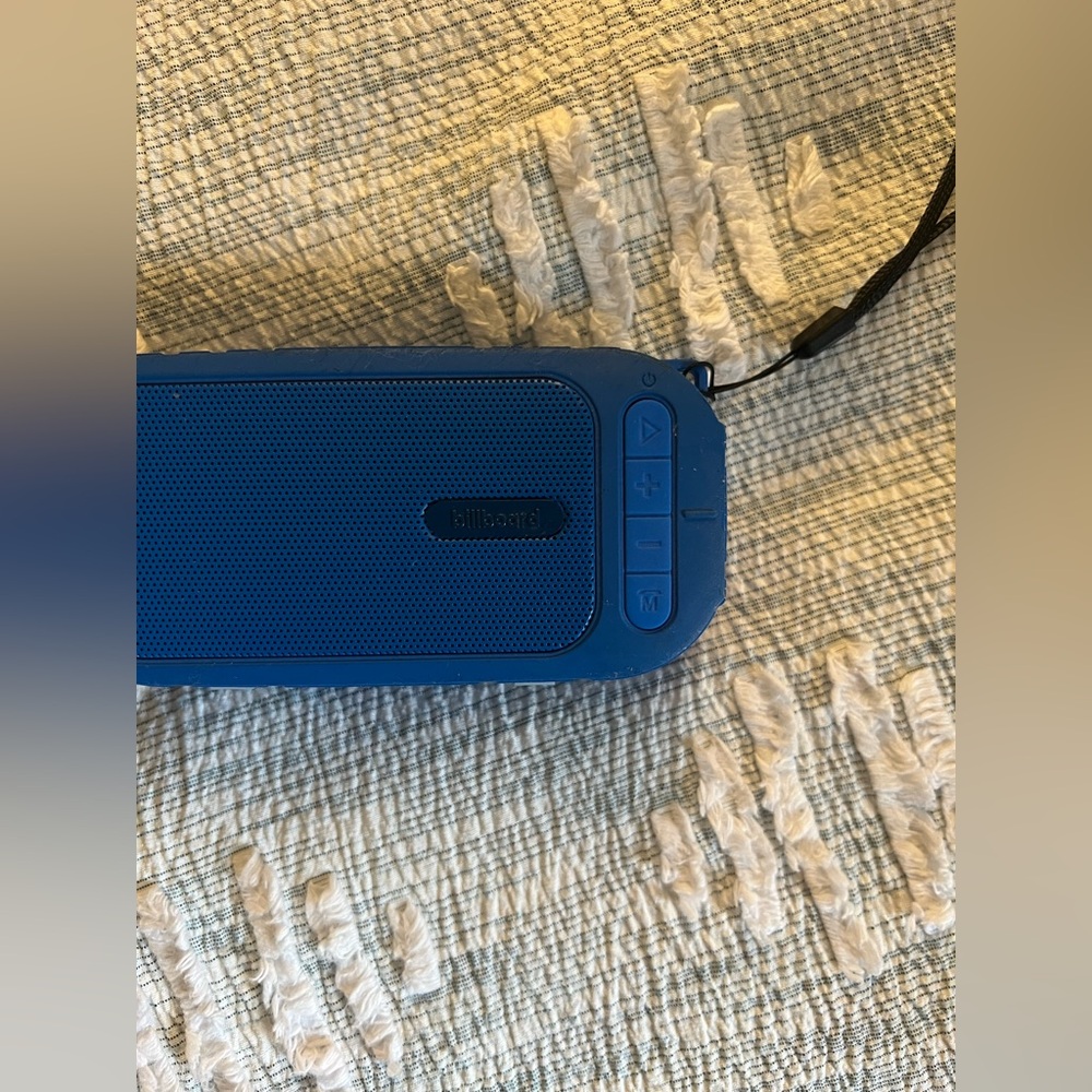 Blue Portable Bluetooth Speaker
